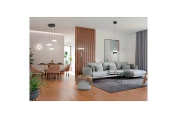 Pendel TRIO Celeste 1-del, Mattsvart/vit/kaffebrun - 1-del, Mattsvart/vit/kaffebrun - Products - Belysning - Lampor & belysning inomhus - Taklampa & takbelysning - Kökslampa & taklampa kök