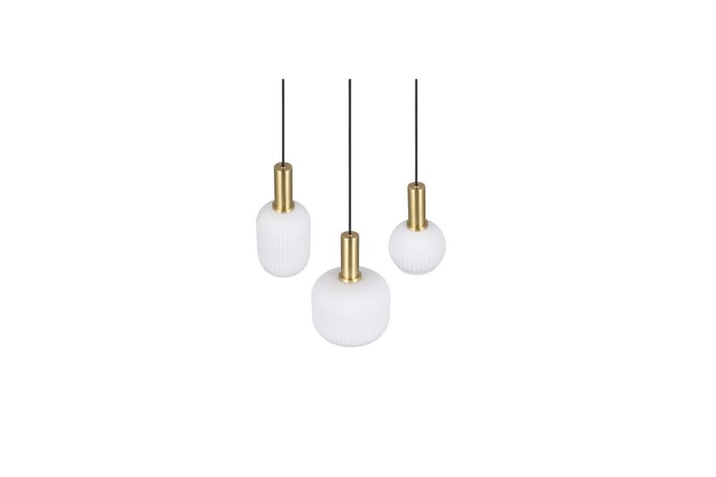 Pendel TRIO Diva 3-del, Mattmässing/vit - 3-del, Mattmässing/vit - Products - Belysning - Lampor & belysning inomhus - Taklampa & takbelysning - Kökslampa & taklampa kök