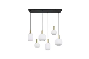 Pendel TRIO Diva 6-del, Mattmässing/vit - 6-del, Mattmässing/vit - Products - Belysning - Lampor & belysning inomhus - Taklampa & takbelysning - Kökslampa & taklampa kök