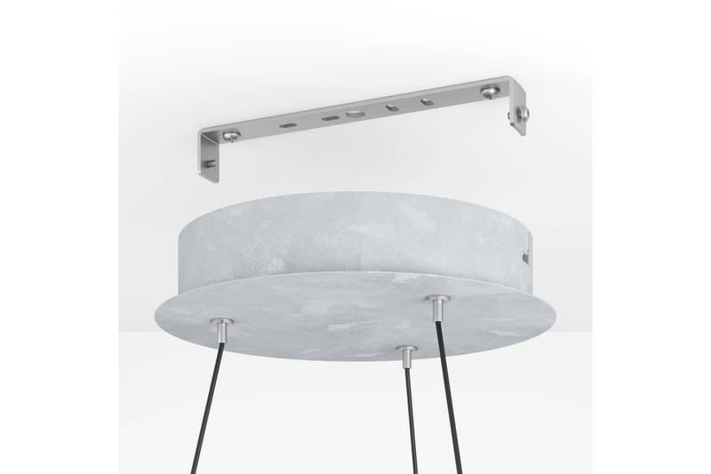 Takpendel Eglo Cadinaro Grå/Trä Rondell - Products - Belysning - Lampor & belysning inomhus - Taklampa & takbelysning - Pendellampa & hänglampa