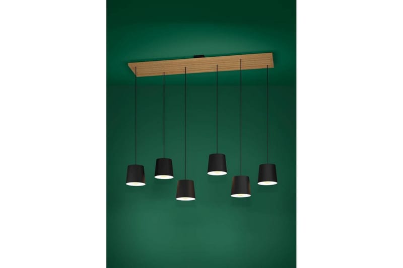 Takpendel Eglo Camarioca Svart/Trä med 5 Lampor - Products - Belysning - Lampor & belysning inomhus - Taklampa & takbelysning - Pendellampa & hänglampa