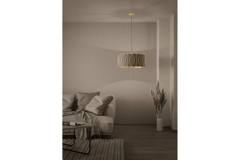Takpendel Eglo Corojal Cappuccino/Mässing - Products - Belysning - Lampor & belysning inomhus - Taklampa & takbelysning - Pendellampa & hänglampa