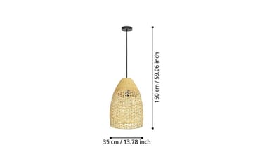 Takpendel Eglo Sambucona Trä/Svart 35 cm - 35 cm - Products - Belysning - Lampor & belysning inomhus - Taklampa & takbelysning - Pendellampa & hänglampa