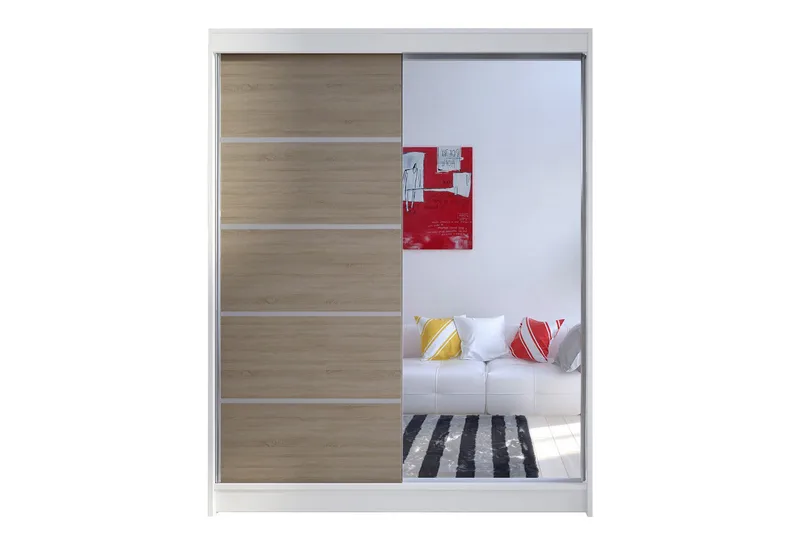 Camino Garderob 58x150 cm LED-belysning - Vit - Products - Förvaring - Garderober & garderobssystem