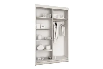 Dunkra Garderob m. Spegel 100x200 cm - Svart - Products - Förvaring - Garderober & garderobssystem