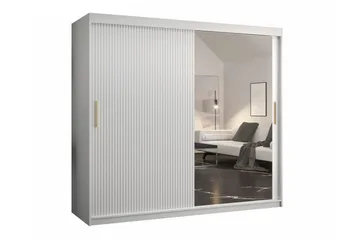 Dunvegan Garderob m. Spegel - Vit - Products - Förvaring - Garderober & garderobssystem