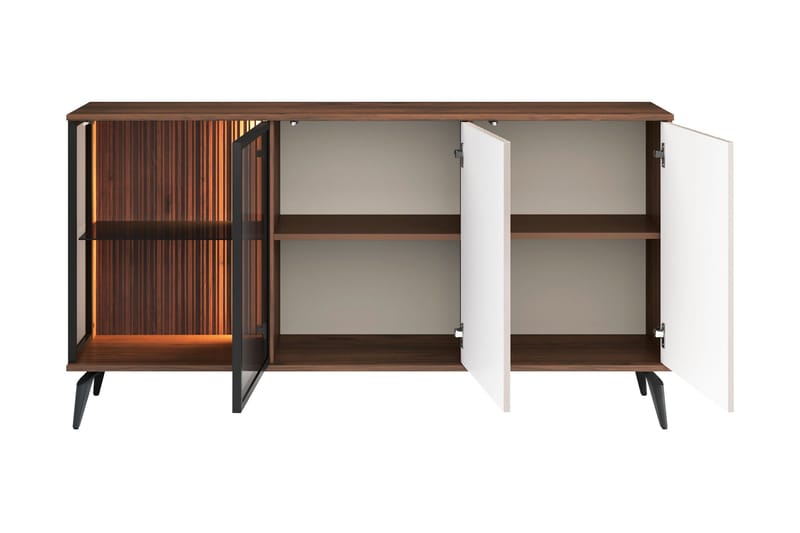 Akinari Byrå 154 cm - Brun/Beige - Products - Förvaring - Förvaringsmöbler - Byrå