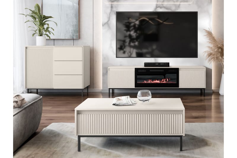 Bjurholm Möbelset För Vardagsrum - Beige - Products - Förvaring - Förvaringsmöbler - Möbelset för vardagsrum