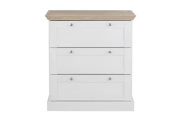 Dareia Byrå 75 cm - Vit/Brun - Products - Förvaring - Förvaringsmöbler - Byrå - Hallbyrå