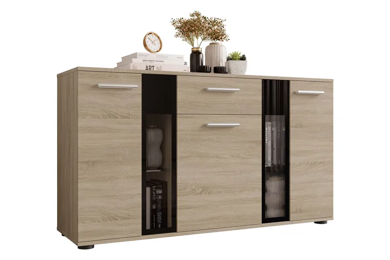 Salsa Byrå 140x40x80 cm - Beige/Grå - Products - Förvaring - Förvaringsmöbler - Byrå - Hallbyrå