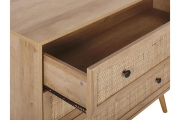 Skänk rotting ljusbrun PONCA - Trä/natur - Products - Förvaring - Förvaringsmöbler - Byrå - Hallbyrå