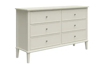 Evgeni Byrå 6 lådor - Vit - Products - Förvaring - Förvaringsmöbler - Byrå