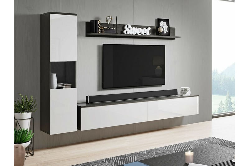 Galbally Möbelset För Vardagsrum - Vit - Products - Förvaring - Förvaringsmöbler - Möbelset för vardagsrum