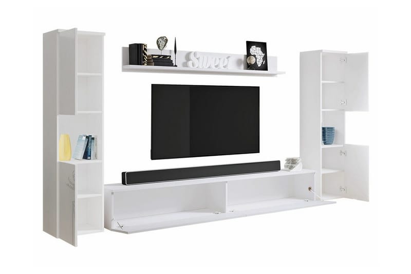 Galbally Möbelset För Vardagsrum - Vit - Products - Förvaring - Förvaringsmöbler - Möbelset för vardagsrum