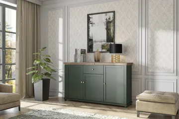 Ivreri Sideboard 42x160 cm - Khaki/Natur - Products - Förvaring - Förvaringsmöbler - Sideboard & skänk