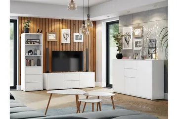 Kintore Möbelset För Vardagsrum White - Products - Förvaring - Förvaringsmöbler - Möbelset för vardagsrum