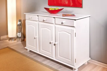 Leksand Skänk 130 cm - Vit - Products - Förvaring - Förvaringsmöbler - Sideboard & skänk