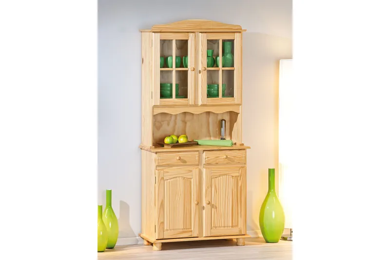 Leksand Skänkvitrin 88 cm - Furu - Products - Förvaring - Förvaringsmöbler - Byrå