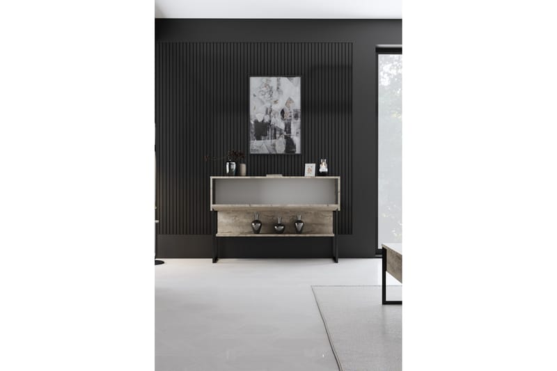 Luxe Byrå 120 cm - Beige/Svart - Products - Förvaring - Förvaringsmöbler - Byrå