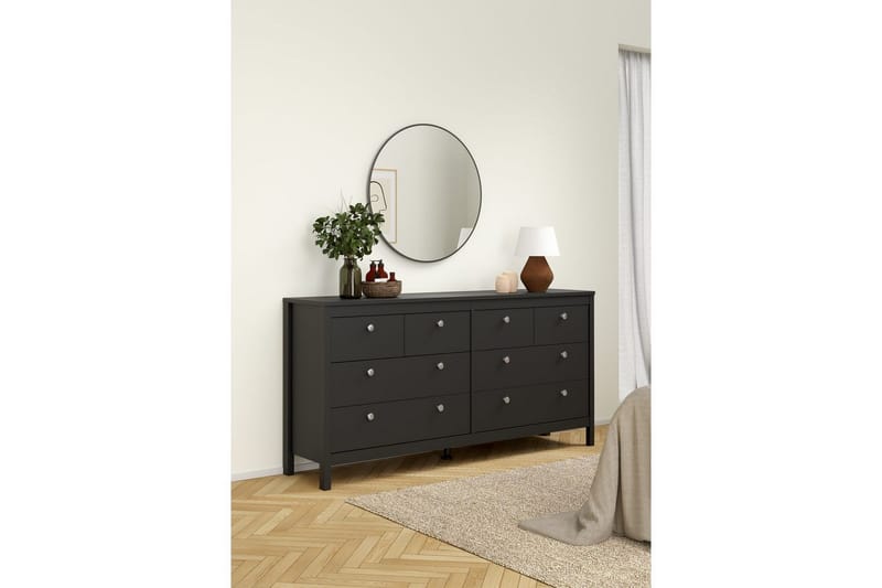 Vallvidera Byrå 159,6 cm - Svart - Products - Förvaring - Förvaringsmöbler - Byrå