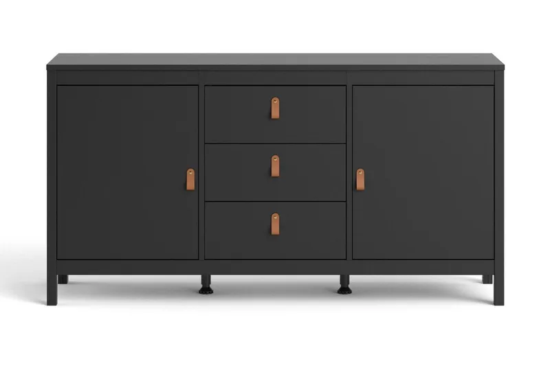 Vallvidera Sideboard 38x151 cm - Svart/Natur - Products - Förvaring - Förvaringsmöbler - Sideboard & skänk