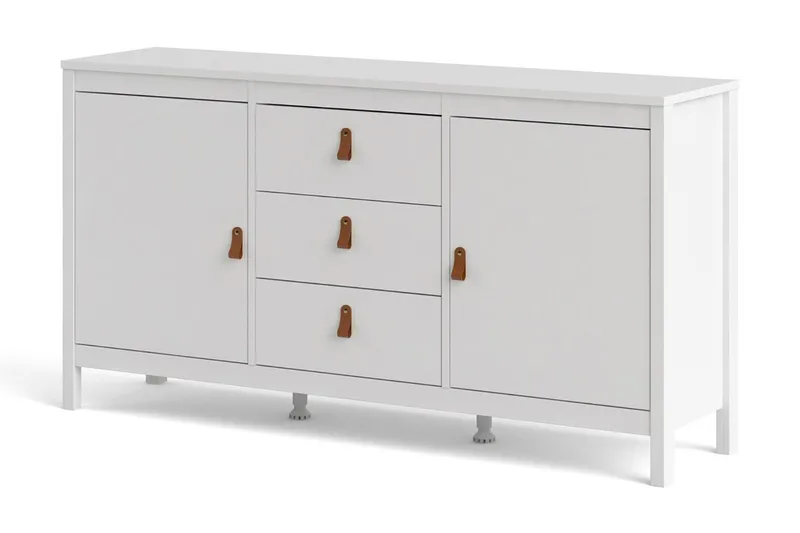 Vallvidera Sideboard 38x151 cm - Vit/Natur - Products - Förvaring - Förvaringsmöbler - Sideboard & skänk