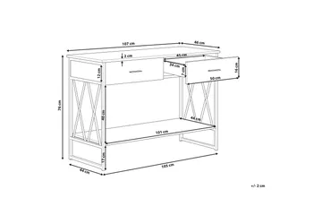 Wigpool Avlastningsbord - Brun - Products - Möbler - Bord & matgrupp - Avlastningsbord & sidobord - Konsolbord & hallbord