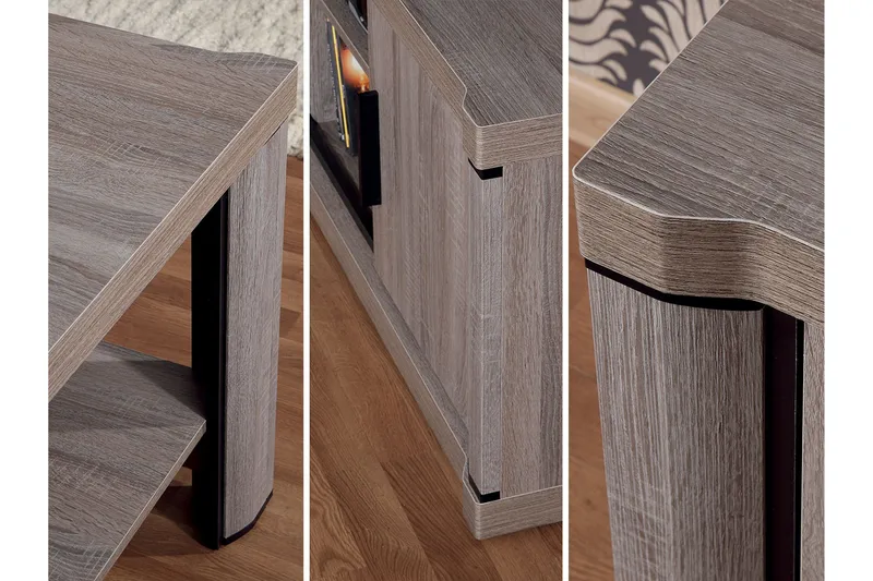 Dallas Garderob 100x58x192 cm LED-belysning - Beige - Products - Förvaring - Garderober & garderobssystem - Hörngarderob