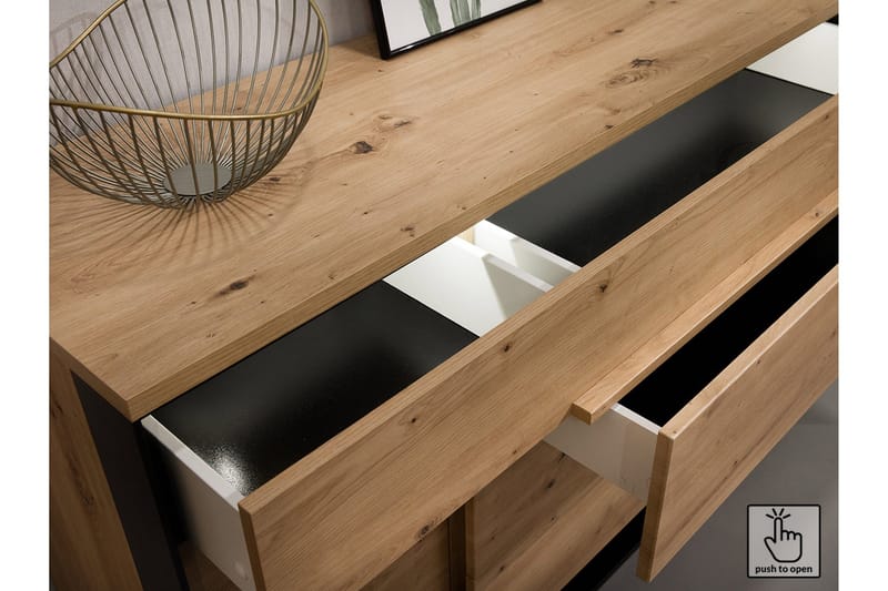 Quant Garderob 50x95 cm - Ek/Svart - Products - Förvaring - Garderober & garderobssystem - Garderobsskåp