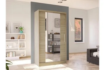 Glenmore Garderob m. Spegel Brown - Products - Förvaring - Garderober & garderobssystem