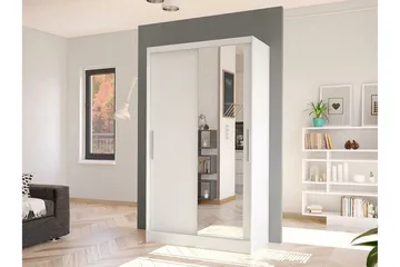 Glenmore Garderob m. Spegel White - Products - Förvaring - Garderober & garderobssystem