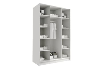 Herrljunga Garderob med Spegel 150 cm - Svart - Products - Förvaring - Garderober & garderobssystem