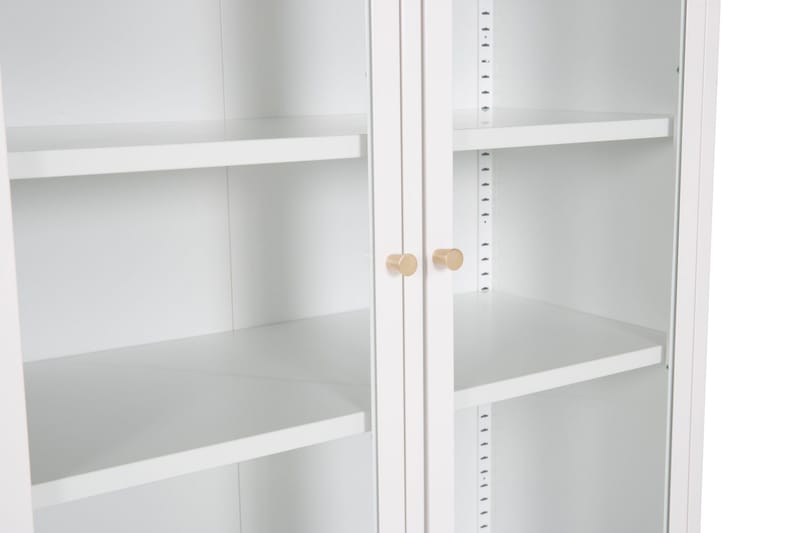 Bakal Bokhylla med Luckor - Vit - Products - Förvaring - Hylla - Bokhylla