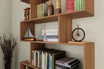 Elegancia Bokhylla - Valnöt - Products - Förvaring - Hylla - Bokhylla