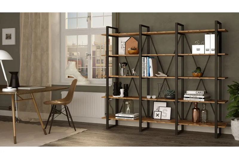 Hardyng Bokhylla 34x2120 cm - Natur - Products - Förvaring - Hylla - Bokhylla