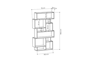 Homitis Bokhylla - Mörkgrå - Products - Förvaring - Hylla - Bokhylla