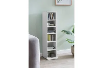 Stående hylla Wohnling Melaminbelagd spånskiva bokförvaring modern - Products - Förvaring - Hylla - Bokhylla