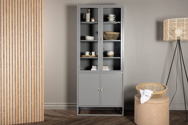 Bakal Bokhylla 80x40,5x190 cm - Ljusgrå - Products - Förvaring - Hylla - Bokhylla