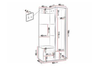 Dunvegan Highboard Black - Products - Förvaring - Skåp - Förvaringsskåp