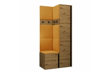 Dunvegan Highboard Brown/Yellow - Products - Förvaring - Skåp - Förvaringsskåp