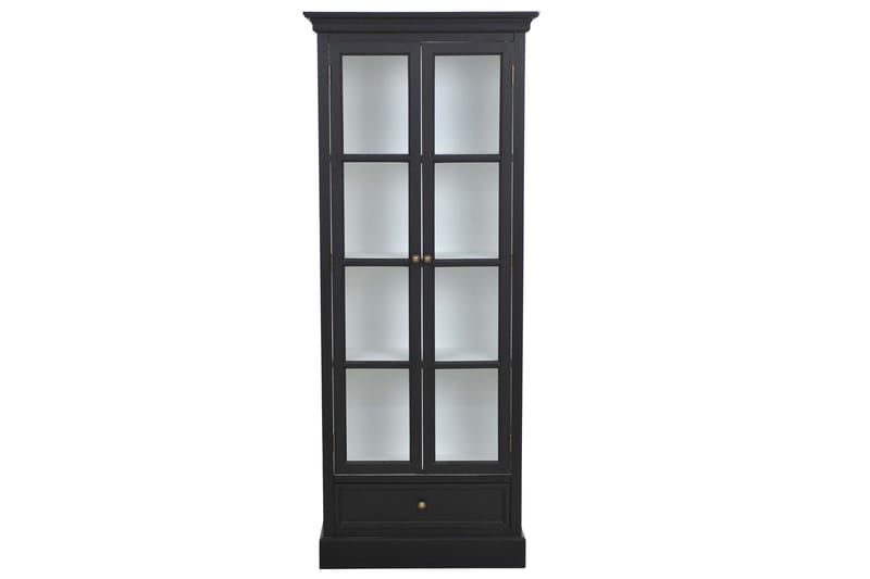 Havin Vitrinskåp 71 cm - Svart - Products - Förvaring - Skåp - Vitrinskåp
