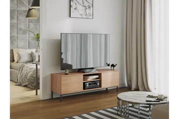 Querty Skåpsbyrå 150x50x41 cm - Natur/Svart - Products - F örvaring - Skåp - Förvaringsskåp