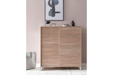 Skoskåp Wohnling melaminbelagd MDF, skjutdörrar, för 20 par Sonoma - Sonoma - Products - Förvaring - Sk åp - Förvaringsskåp