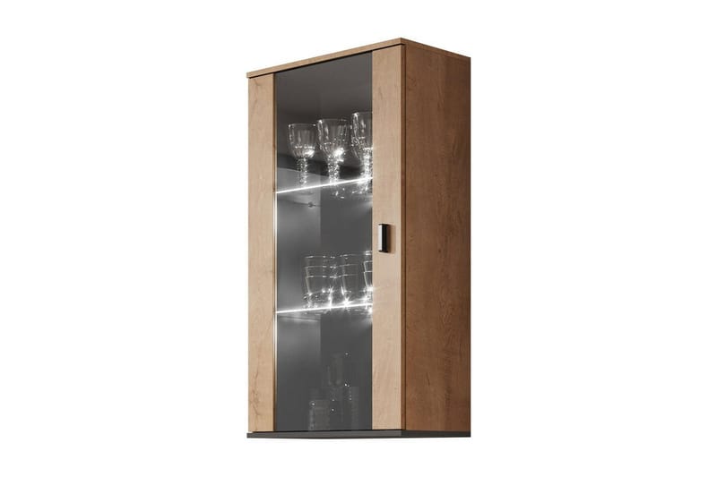 Soho Skåp 29x60 cm, Ek/Svart