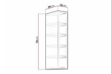 Templemore Köksskåp 15 cm - Vit - Products - Förvaring - Skåp - Förvaringsskåp