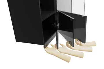 Tessan Väggskåp 45 cm Lodrätt - Trä - Products - Förvaring - Skåp - Förvaringsskåp