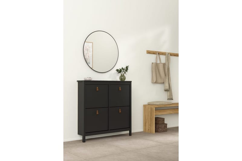 Vallvidera Skoskåp 102,6 cm - Svart - Products - Förvaring - Skåp - Förvaringsskåp