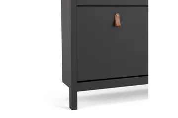 Vallvidera Skoskåp 25x102 cm - Svart/Natur - Products - Förvaring - Skåp - Förvaringsskåp