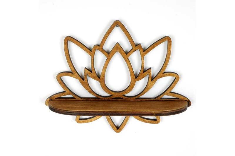 Nagaji Vägghylla 33 cm - Valnöt - Products - Förvaring - Småförvaring - Väggförvaring