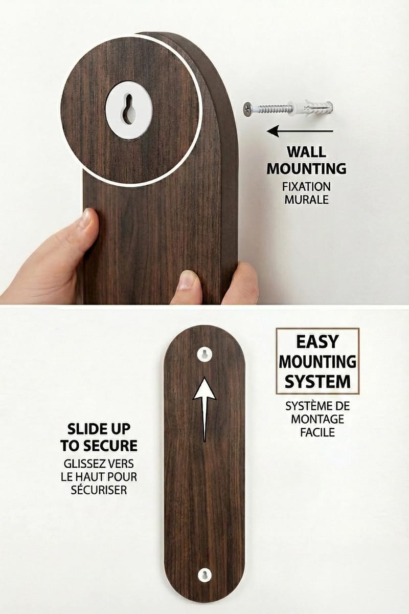 Savik Vägghylla 26x35x13 cm - Wenge - Products - Förvaring - Småförvaring - Väggförvaring